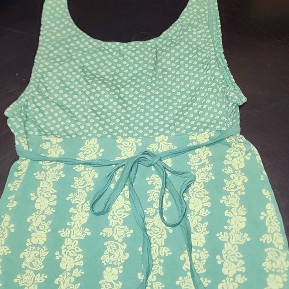 Arizona Jean Company pattern tank top w/sash tie Sz XL - Picture 4 of 6